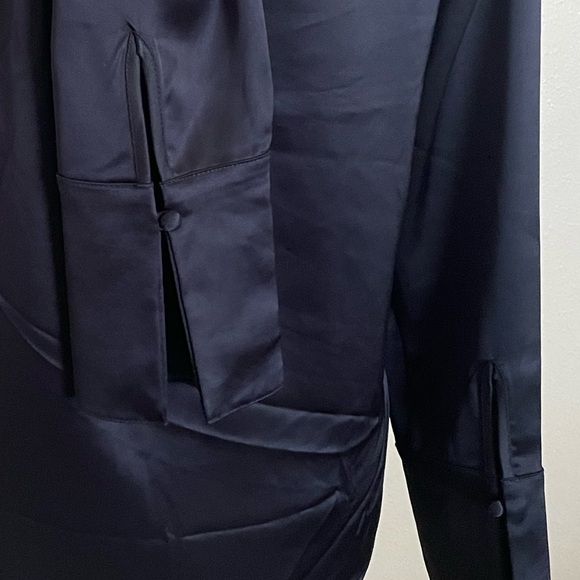 House of Harlow Silk Effect Open Front Blouse NWT - Picture 5 of 8